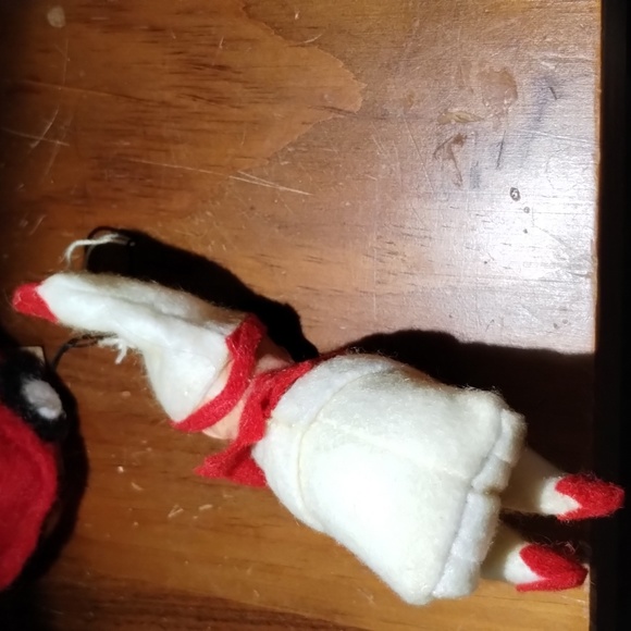 2pc ornaments felt elf and Xmas tree car nwt - Picture 7 of 10